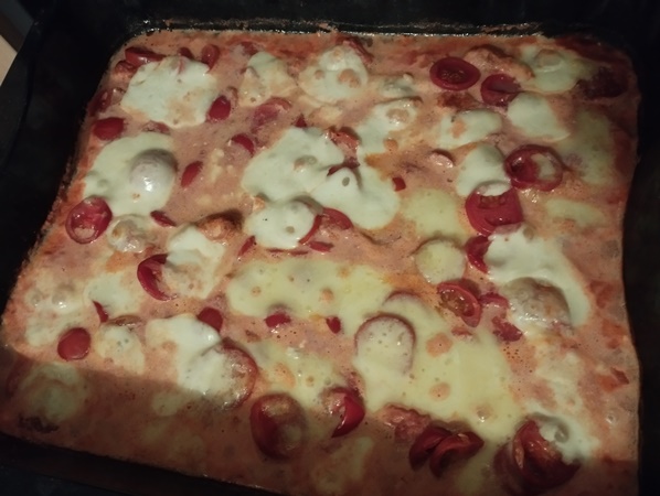 Hähnchenbrust mit Tomate Mozzarella