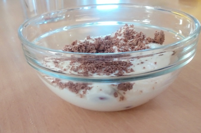 Kirsch Banane Quarkspeise