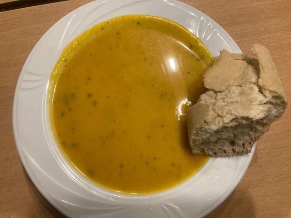 Pikante Kürbissuppe