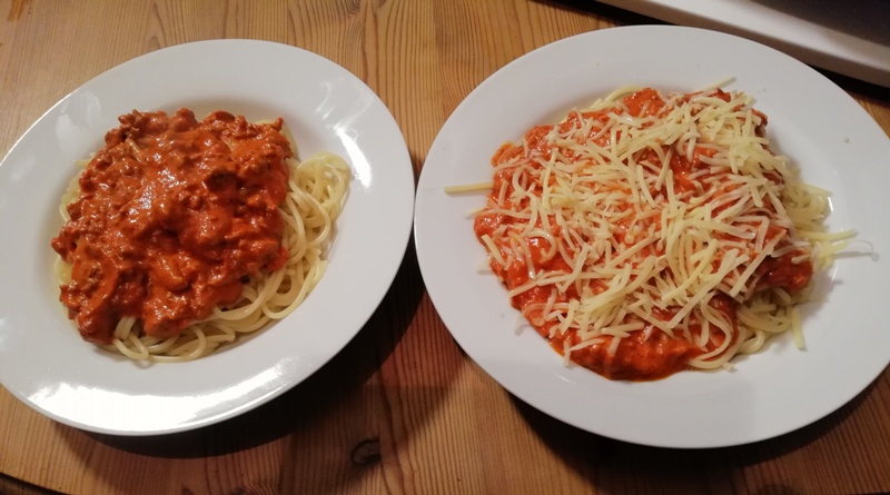 Spaghetti Bolognese nach Johannes